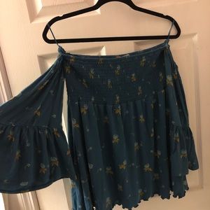 Free people off the shoulder shirt